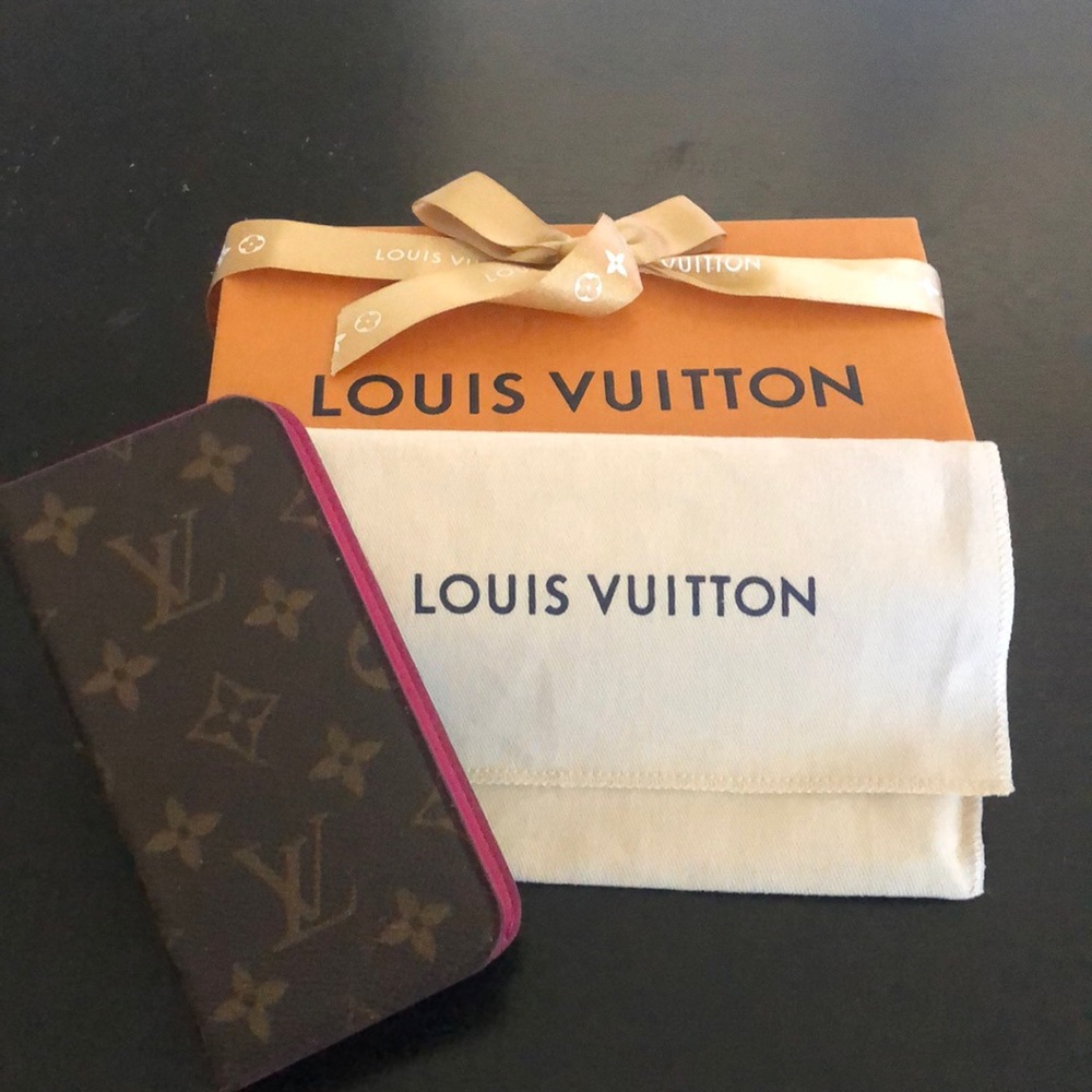 Louis Vuitton iPhone X case.